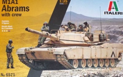Tenk M1A1 Abrams sa posadom, 1/35 Italeri
