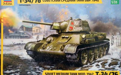 T-34/76 mod.42.,Zvezda 1/35