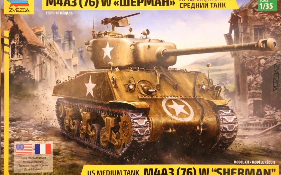 Sherman M4A3 (76) W, 1/35 Zvezda inbox rewiew (srb/eng)