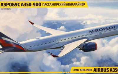 Airbus A350-900 Zvezda 1/144 (inbox review srb/eng)