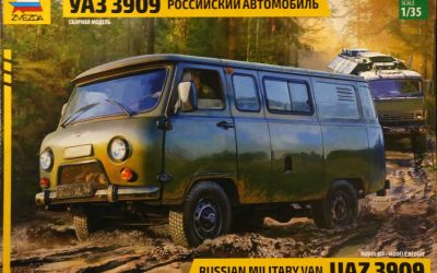 UAZ – 3909, Zvezda 1/35 inbox review (srb/eng)
