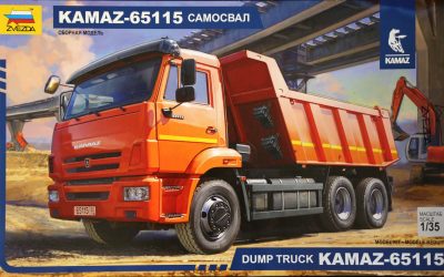 Kamaz 65115 dump truck, 1/35 Zvezda review