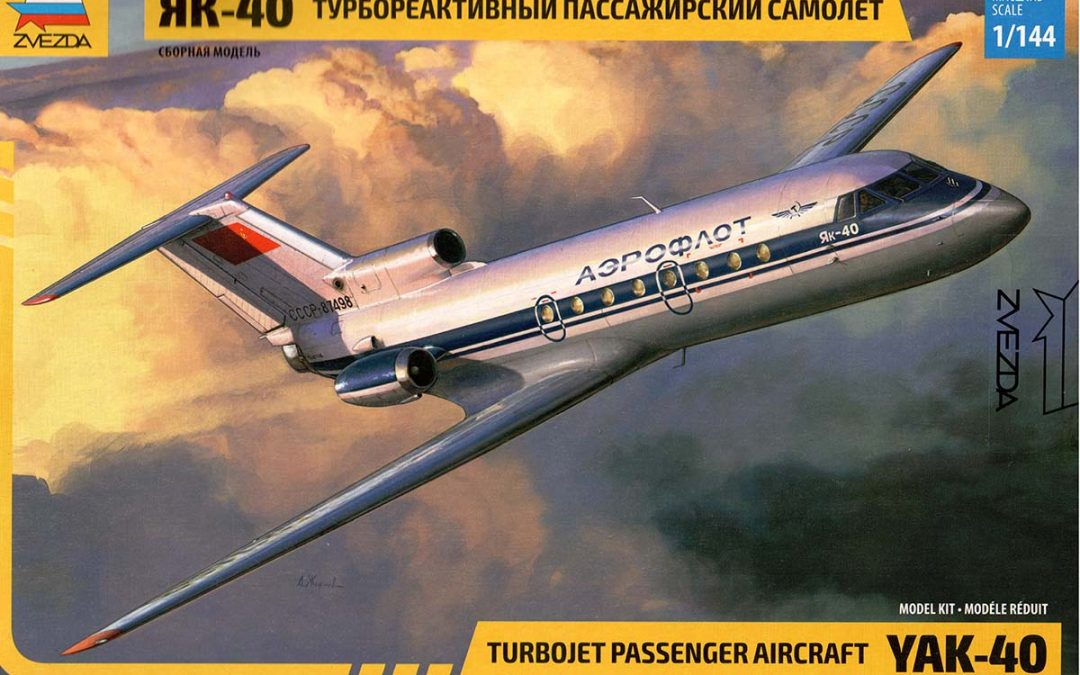 Yak-40, 1/144 Zvezda inbox review (srb/eng)