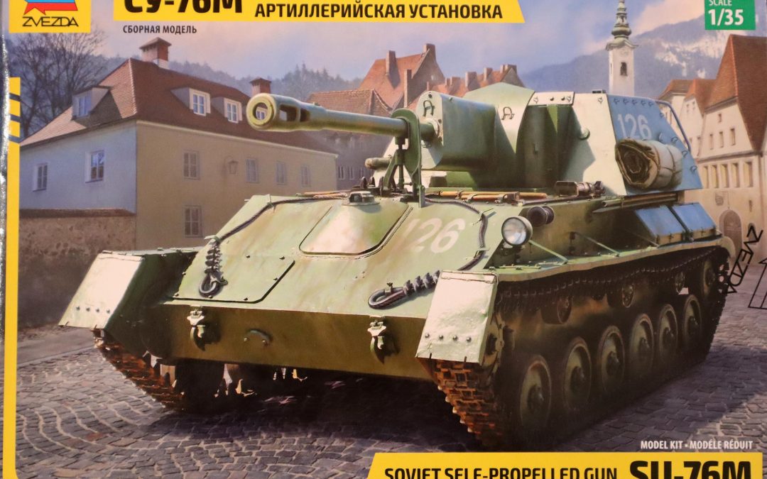 SU-76M, Zvezda 1/35 inbox review (srb/eng)