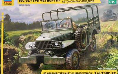 ¾ T WC-52, Zvezda 1/35 (inbox review)