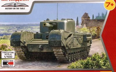 Infantry Tank Mk.IV (A22C). Churchill Mk.V , Zvezda  1/100