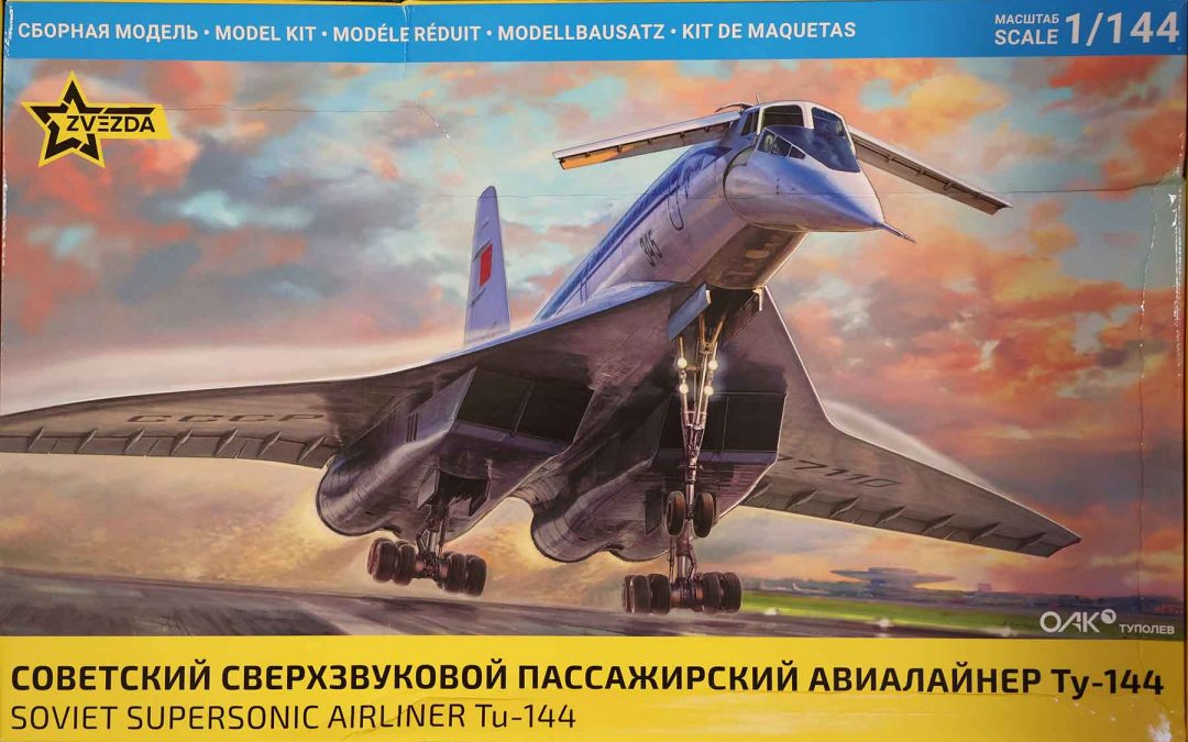 Soviet Supersonic Airliner Tu-144,Zvezda 1/144